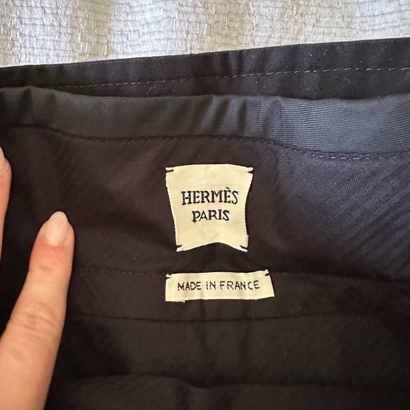 NWOT HERMES HIGH WAISTED SHORTS IN BLACK. 2023 collection. SIZE 36/US 4 - Picture 8 of 10